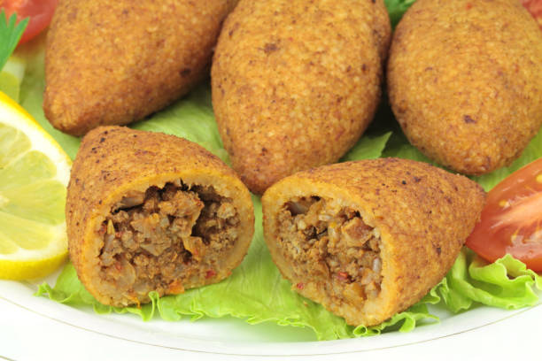 istock Turkish cuisine, bulgur coated meatballs  - ( icli kofte ) 847321596