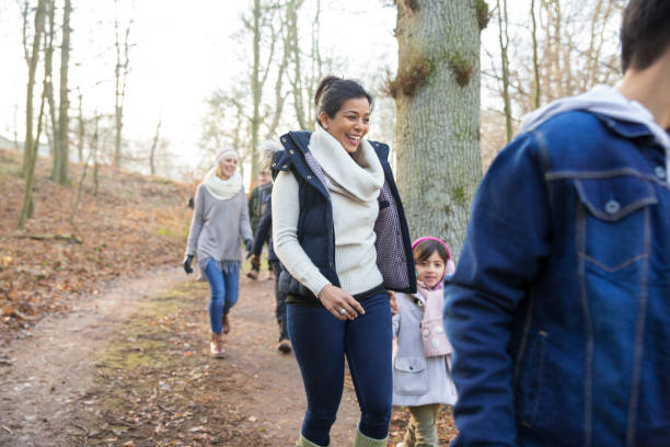 istock Family Winter Walk 847325614
