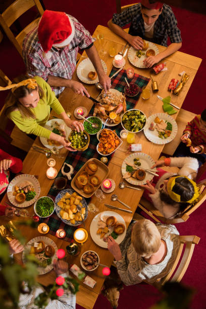 istock Christmas Dinner With The Family 847326370