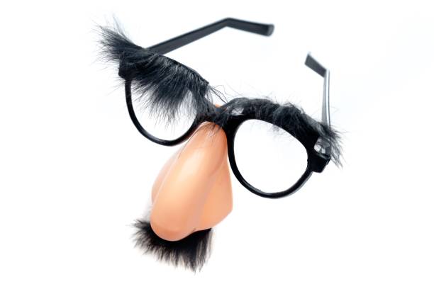 Glasses. Classic Disguise Mask with Fake Nose and Moustache groucho marx disguise stock pictures, royalty-free photos & images