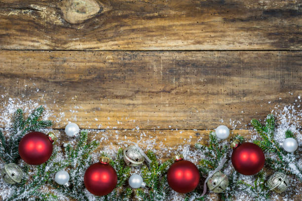 istock Christmas balls and jingle bells 847335432