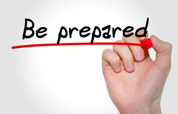 istock Hand writing inscription Be prepared with marker, concept 847341534