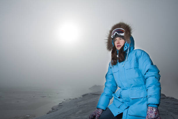 istock Beautiful woman in winter adventure 847351280