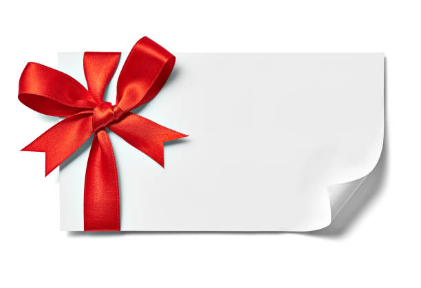 istock ribbon bow card note chirstmas celebration greeting 847361566