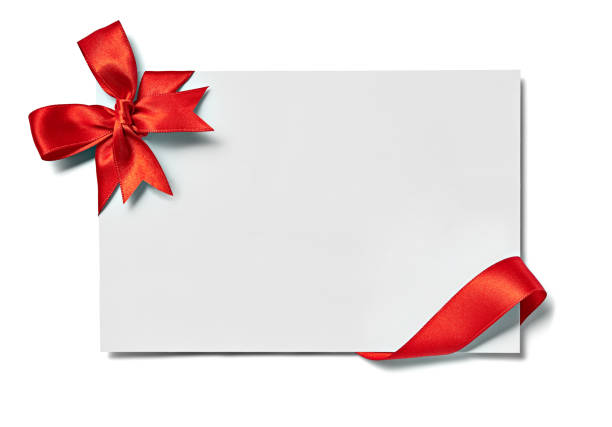 istock ribbon bow card note chirstmas celebration greeting 847364678