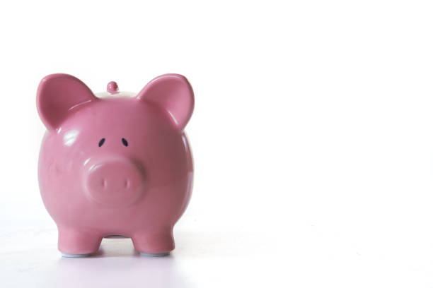 istock Pink ceramic piggy bank 847367712