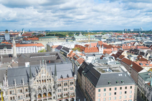 istock City scape from a tower in Munich, Germany 847368906