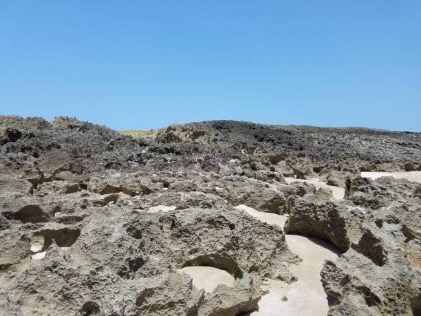 istock rocks along a beach in Isabela, Puerto Rico 847372796