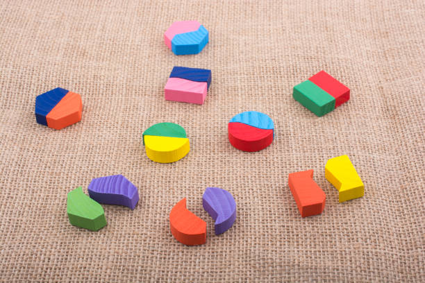 istock Colorful pieces of a logic puzzle 847383042