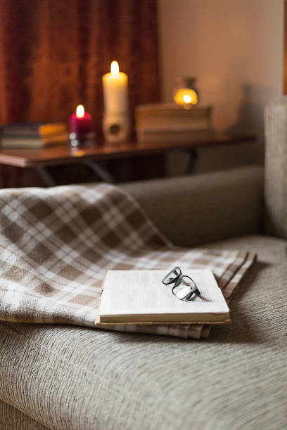 istock Cozy reading a book. Evening or morning time. Life style concept. 847397252