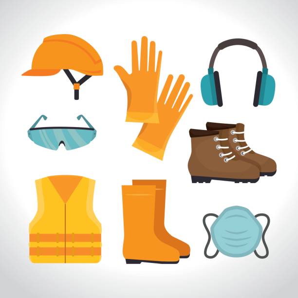 stockillustraties, clipart, cartoons en iconen met veiligheid apparatuur ontwerp - brandkast beveiligingsapparatuur