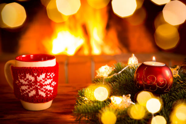 istock Christmas Xmas Fireplace Holiday Winter 847411914