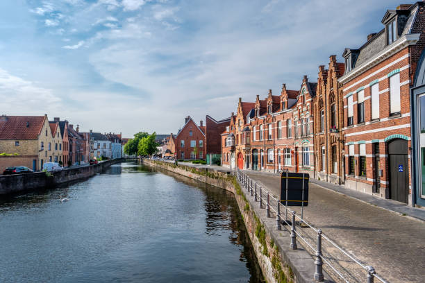 istock Bruges (Brugge) cityscape with water canal 847429466
