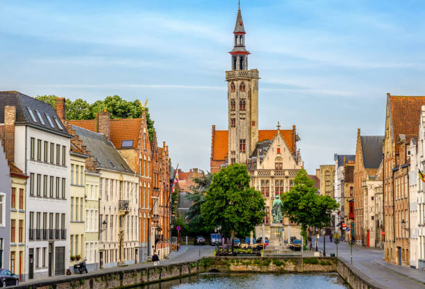 istock Bruges (Brugge) cityscape with water canal 847429642