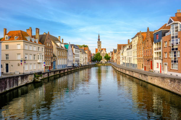 istock Bruges (Brugge) cityscape with water canal 847429666