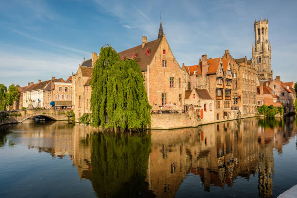 istock Bruges (Brugge) cityscape with water canal 847429674