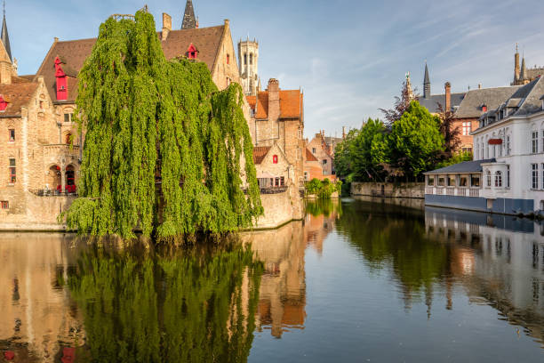 istock Bruges (Brugge) cityscape with water canal 847429724