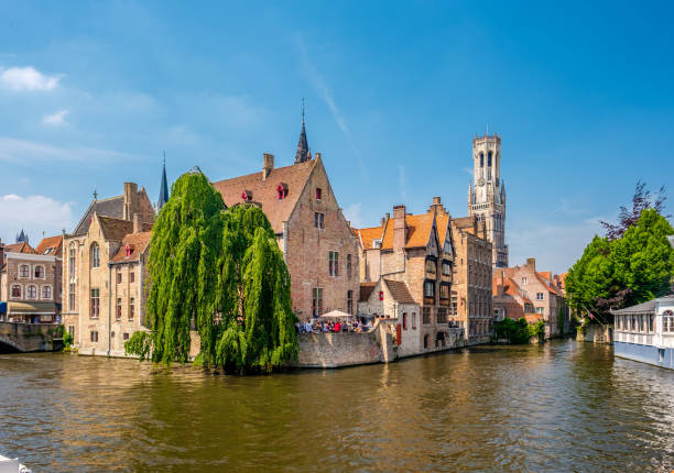 istock Bruges (Brugge) cityscape with water canal 847429888