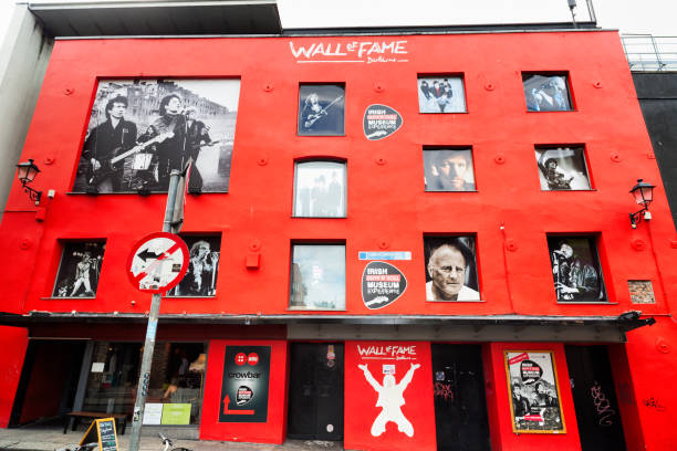 Dublin, Ireland - May 21, 2016. The Irish Rock N Roll Museum in downtown Dublin the capital of Ireland.