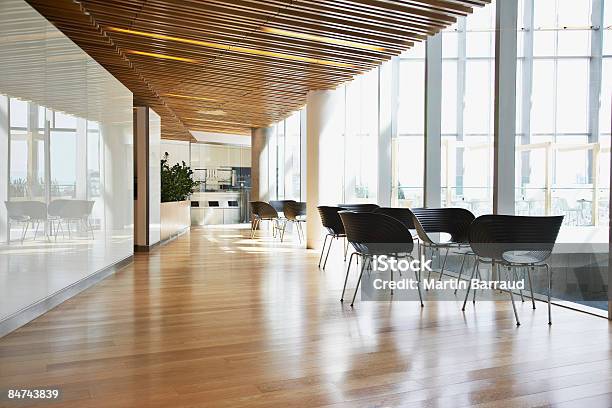 Modern Office Corridor Stock Photo - Download Image Now - Office, Modern, No People
