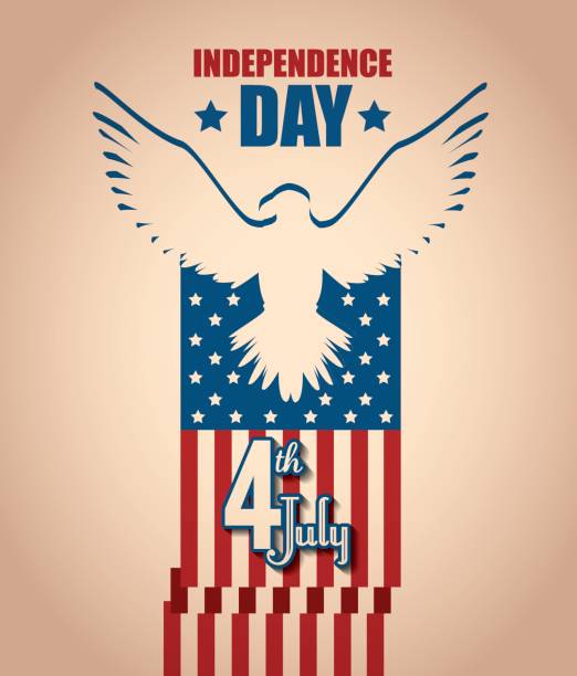 independence of america design independence of america design, vector illustration eps10 graphic 4th century bc stock illustrations