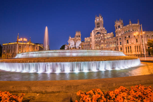 istock Plaza de la Cibeles (Cybele's Square) - Central Post Office (Palacio de Comunicaciones), Madrid, Spain. 847445972