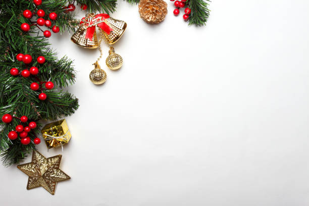 Christmas or New Year background stock photo