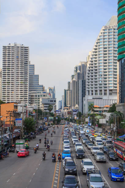 istock traffic jam in city 847535094