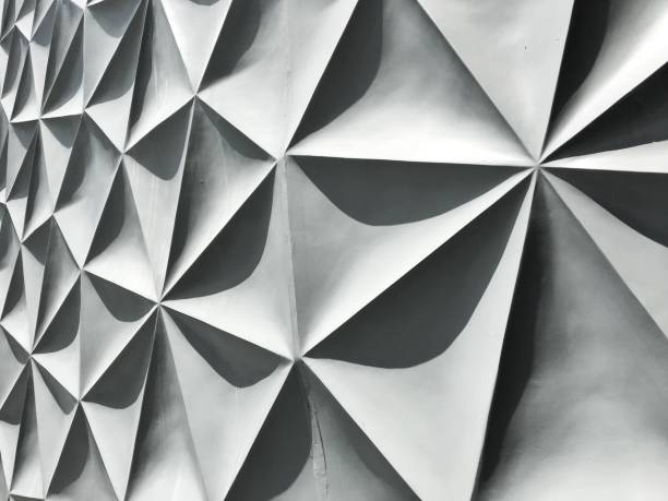 istock Abstract picture of texture 3D for modern wall background in gray tone 847535462