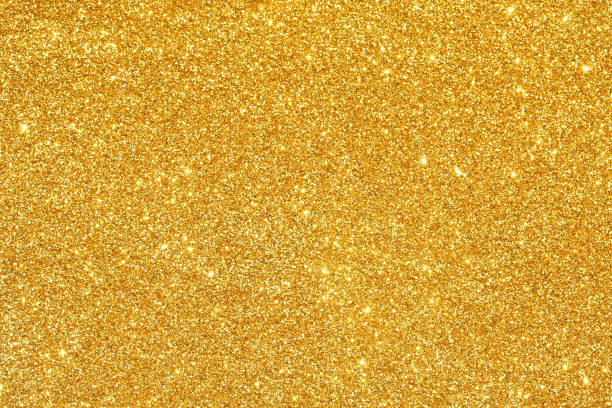 Golden glitter texture background stock photo