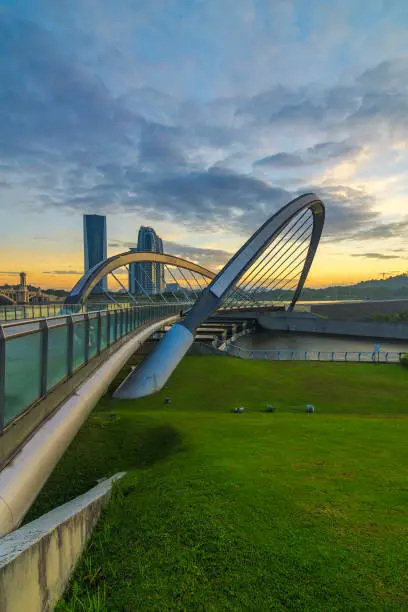 Photo of Architectural Dam Bridge Putrajaya