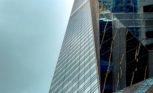 istock Modern office building detail, glass surface 847559650