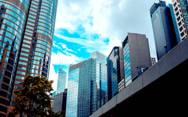 istock Modern office building detail, glass surface 847559800