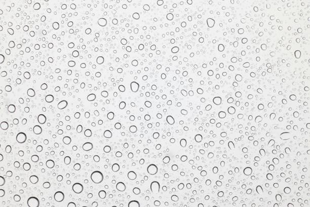 istock Water drops on glass, Rain droplets on glass background. 847568186
