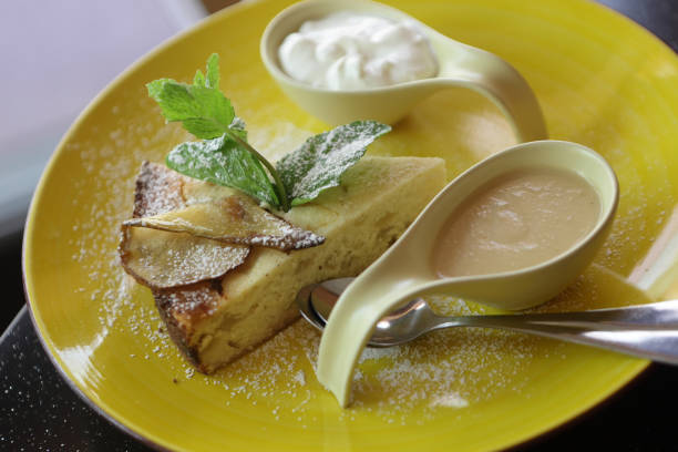 istock Cottage cheese casserole with sauce 847572622