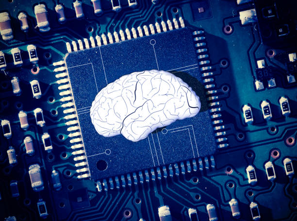 istock Brain in the middle of blue circuit board 847575148