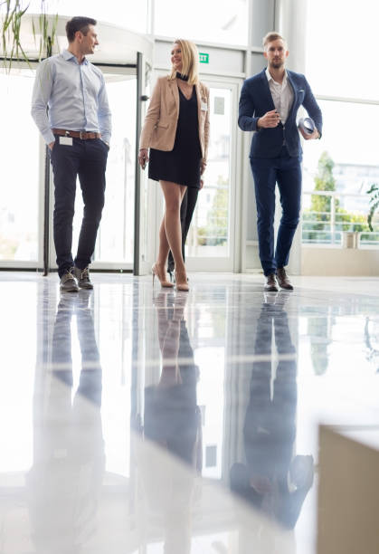 istock Business people in  lobby 847577284