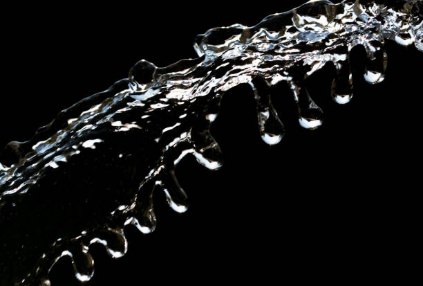 istock stream of water on a black background 847588898