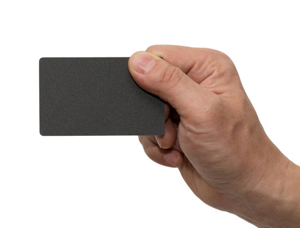 istock black card in hand on white background 847606584