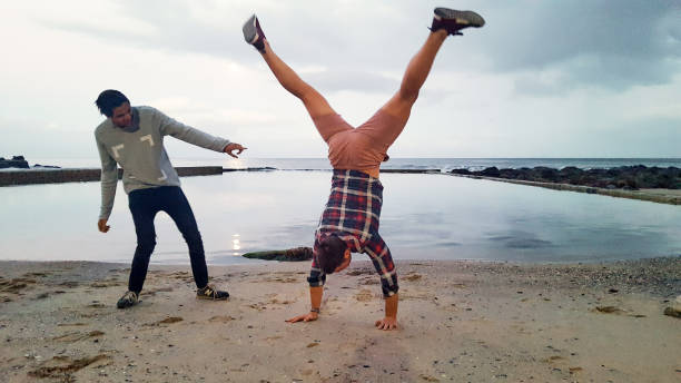 istock Letting loose on the beach 847620976