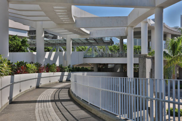 istock long corridor of a building with columns 847622606