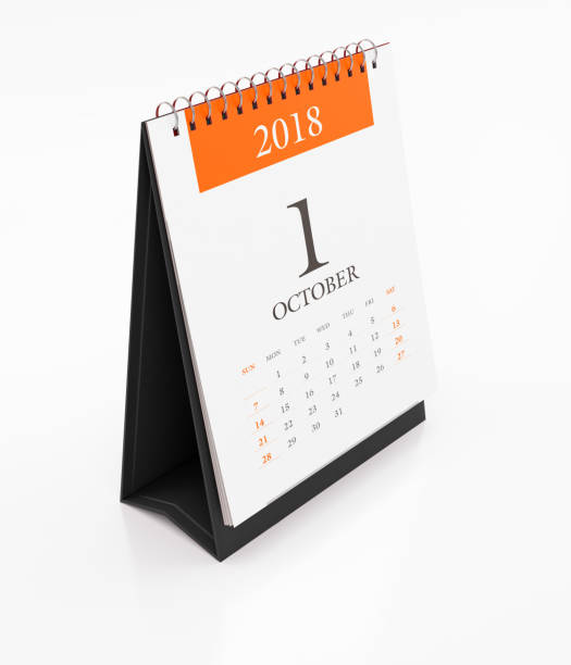 istock 2018 Monthly  Desk Calendar: October 847628732