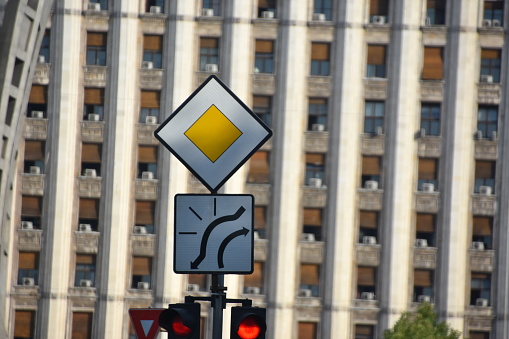 Road signs IN ROMANIA
