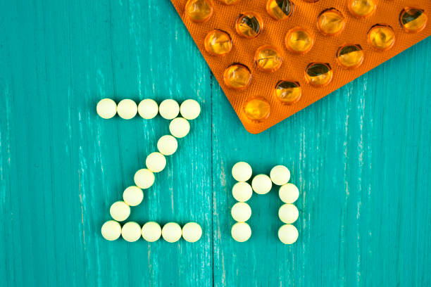 istock Yellow pills and blister pack symbolizing Zn from the Periodic table 847674452