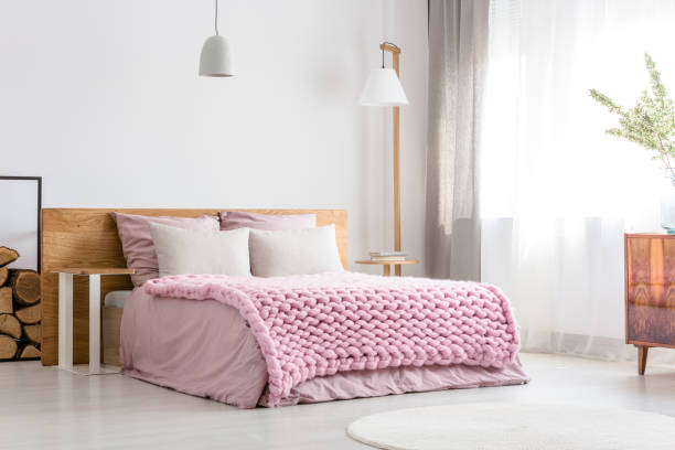 istock Scandinavian classic bedroom 847680586