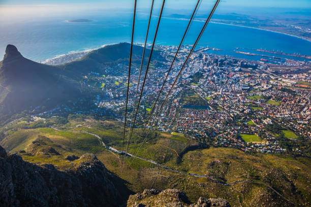 istock Cape Town, photographed from  cable car cabin 847697686