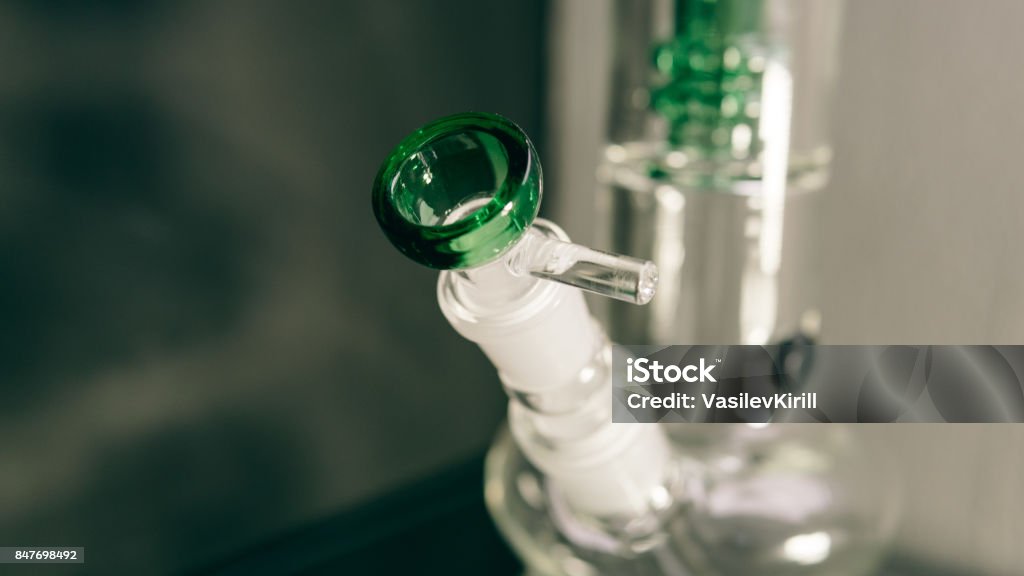 Glass Bongs For Smoking Weed Closeup Soft Focus Smoking Accessories  Marijuana Stock Photo - Download Image Now - iStock