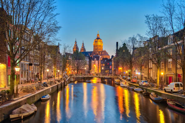 istock Amsterdam city at night 847706204