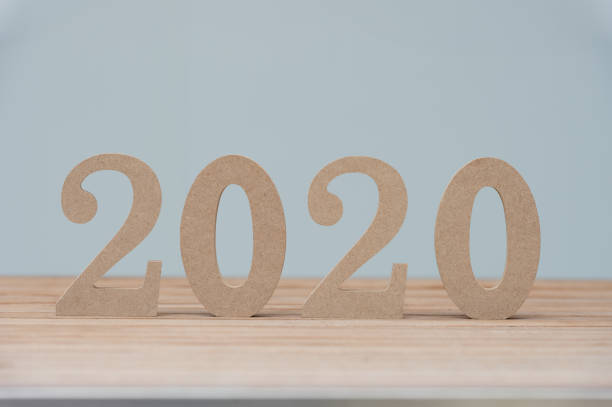 istock Happy New Year 2020 on a white background, 847714990