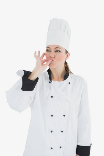 istock Female chef kissing her fingers 847718404